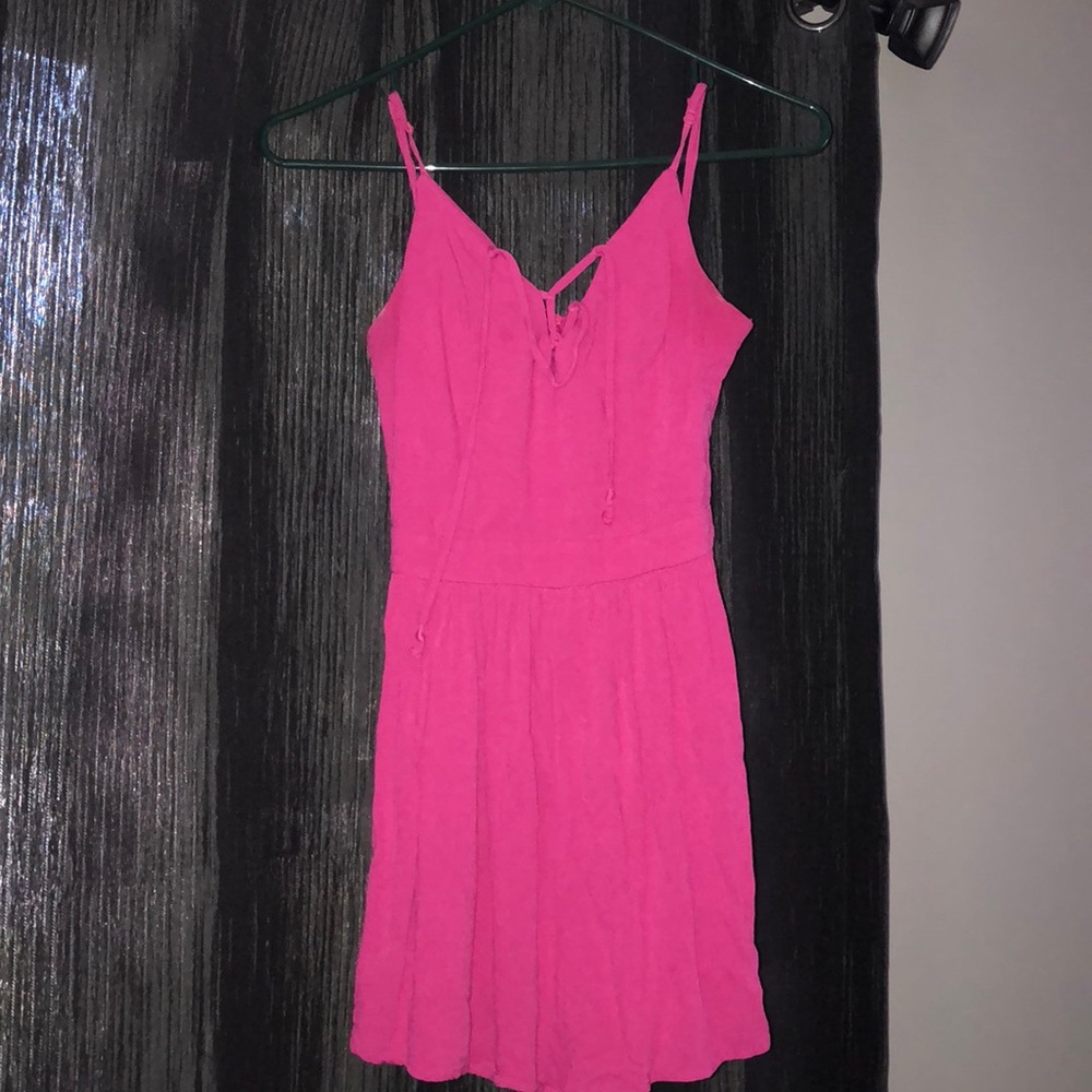 a pink romper